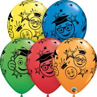   Gumi Lufi - Ballagási - Graduation Smileys Lufi, 6 db, 28 cm