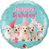   18 inch-es Studio Pets - Birthday Puppies Szülinapi Fólia Lufi