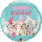 18 inch-es Studio Pets - Birthday Puppies Szülinapi Fólia Lufi