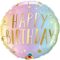 Fólia Lufi - Szülinapi Arany Csillag Happy Birthday - 46 cm