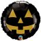 Fólia Lufi - Fekete Arany Halloween Tök - 46cm