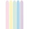 Modellező Lufi - Pastel Matte Assortment Party Kukac Lufi - Normál, 100 db