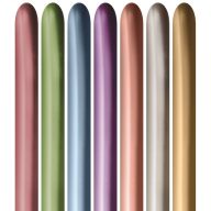   Modellező Lufi - Vegyes Színű - Reflex Assortment Party Kukac Lufi - Normál, 50 db