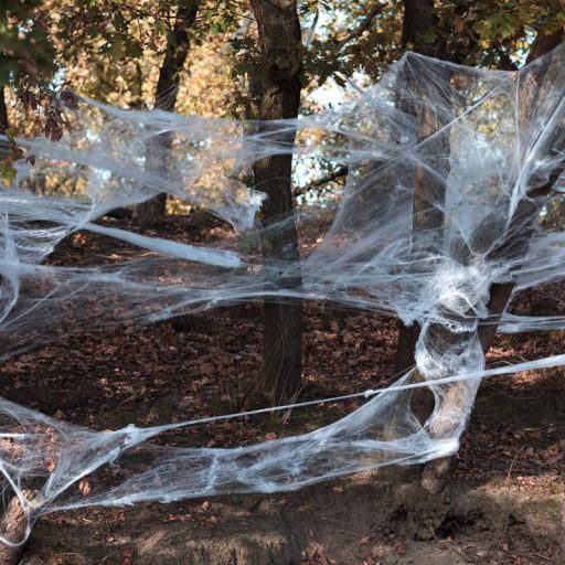 Pókháló 6 db Pókkal Halloween-ra, 100 gr-os