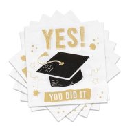   Szalvéta ballagásra - Yes! You Did It  - 33 cm x 33 cm, 20 db-os