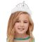 Hercegnő Tiara Kövekkel - Fehér Tollas